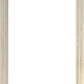 Wooden door with a light finish on a white background