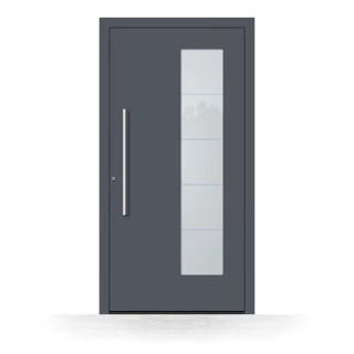 Alu Haustür mit Seitenteil und Oberlicht
