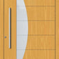 Alu Haustür mit Glaselement Detail
