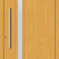 Alu Haustür mit Glaselement Detail
