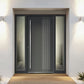Aluminium Haustür Eckdetail Rahmenprofil
