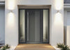 Aluminium Haustür Eckdetail Rahmenprofil
