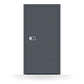 Alu Haustür mit vertikalem Glasausschnitt
