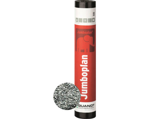 Quandt Bitumen Schweissbahn Jumboplan® Climavine PYE PV 250 S5 SS NOx-Off beschiefert grau 5 m x 1 m Rolle = 5 m²