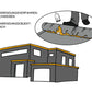 Quandt Bitumen Schweissbahn Jumboplan® Climavine PYE PV 250 S5 SS NOx-Off beschiefert grau 5 m x 1 m Rolle = 5 m²