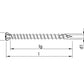 HECO-TOPIX-plus Dielenschraube Linsensenkkopf mit Fräsrippen TX Vollgewinde 3,5x40 mm Edelstahl A2 200 Stück