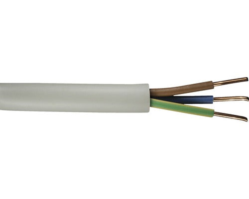 Mantelleitung NYM-J 3x1,5 mm² 10 m grau