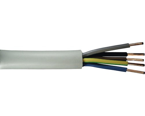 Mantelleitung NYM-J 5x1,5 mm² 10 m grau
