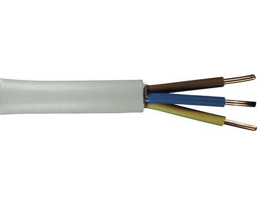 Mantelleitung NYM-J 3x2,5 mm² 10 m grau