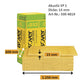 ISOVER Estrichdämmplatte Akustic EP1 Trittschalldämmung für schwimmende Estriche WLG 032 1250 mm x 600 mm x 15 mm