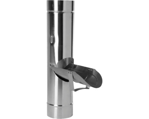 Zambelli Wasserablaufklappe Titanzink Ø 80 mm