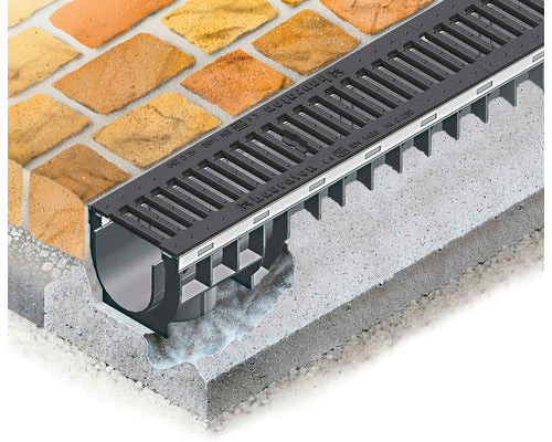 Hauraton Recyfix Standard/Plus 100 Gussrost SW 80/14 500 mm x 136 mm x 14 mm