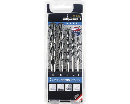 Betonbohrer Set Alpen 5-tlg