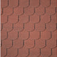 Biberschindeln ziegelrot Pack = 3 m²