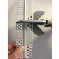 CATNIC Eckschutzprofil MULTI RUND Hart-PVC für Gipskartonplatten für Bögen Rolle = 10 m
