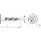 Spenglerschraube m. Dichtscheibe 4,5x25 mm Edelstahl A2 mit I-Stern I 20, 100 Stück