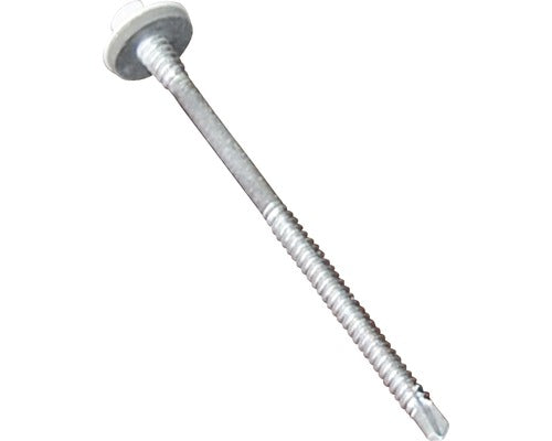 PRECIT Schrauben für Sandwichplatte 5,5/6,3 mm x 110 mm Grauweiß RAL 9002 Pack = 50 St