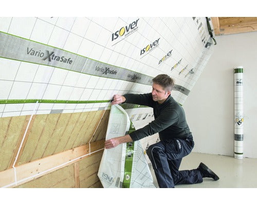 ISOVER Feuchtevariable Klimamembran Vario® XtraSafe KM 40 m x 1,5 m Rolle = 60 m²