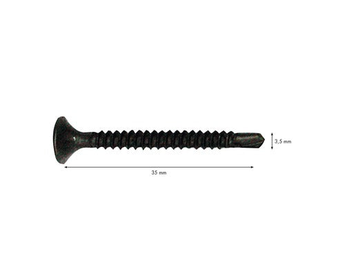 Knauf Schnellbauschraube Bohrspitze TB 3,5 mm x 35 mm Pack = 250 St