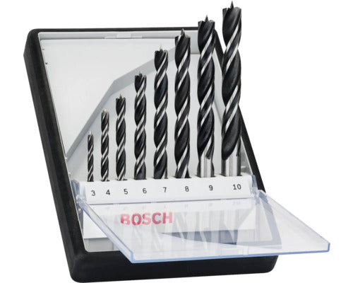 Holzbohrer-Set Bosch Robust Line, 3-10mm, 8-tlg.