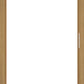 A light oak wood interior door with a white center panel, shown from a front-facing perspective against a white background.