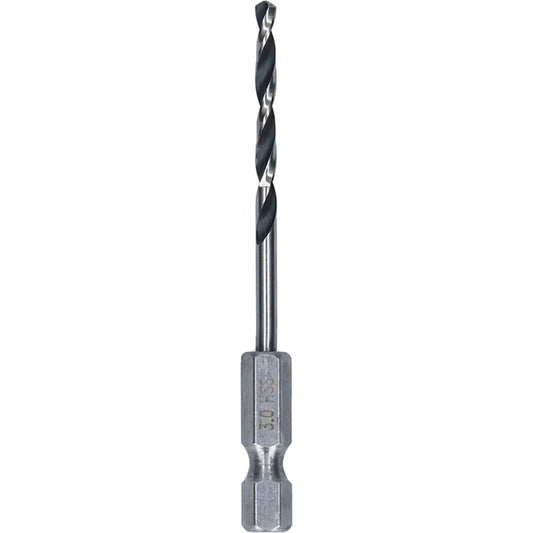 Bosch 1x HSS PointTeQ Hex Sechskantbohrer 3 x 33 x 72 mm - 2608577519