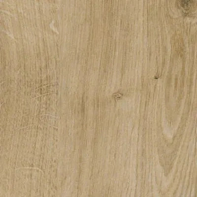 A close-up texture of a light beige wood grain surface with natural knots and linear grain patterns.