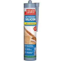 Lugato Wetterschutz-Silikon Wie Gummi transparent 310 ml