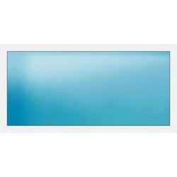 A rectangular blue gradient panel or swatch with a white border on a white background.