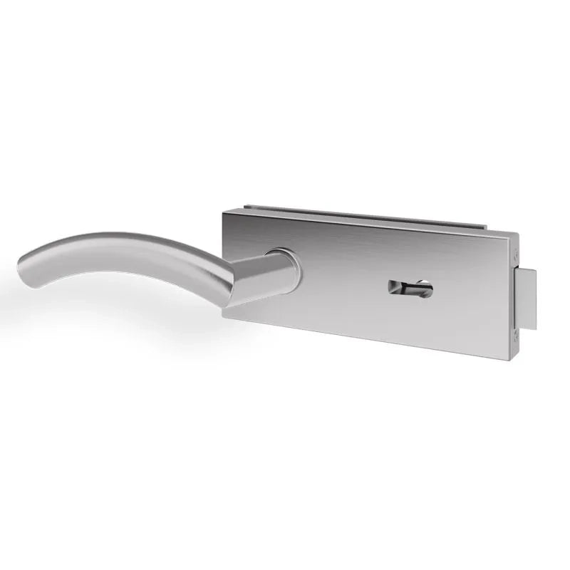 Black hose with silver fitting on a white background