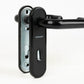 Brandschutztür Zarge mit Dichtung Nahaufnahme  handles