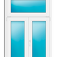 Veka zweiflügeligen Fenster