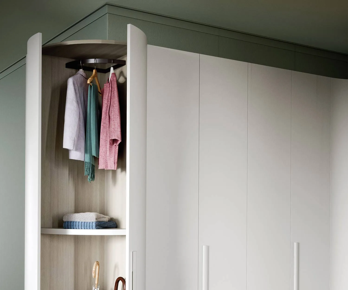 Novamobili Eckschrank Alfa Curvo