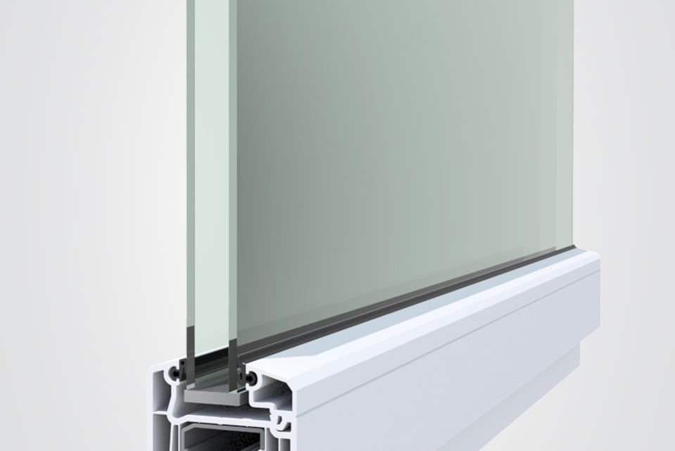 Veka Fenster mit Festverglasung