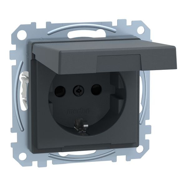Merten Steckdose SCHUKO MEG23140414 IP44 anthrazit