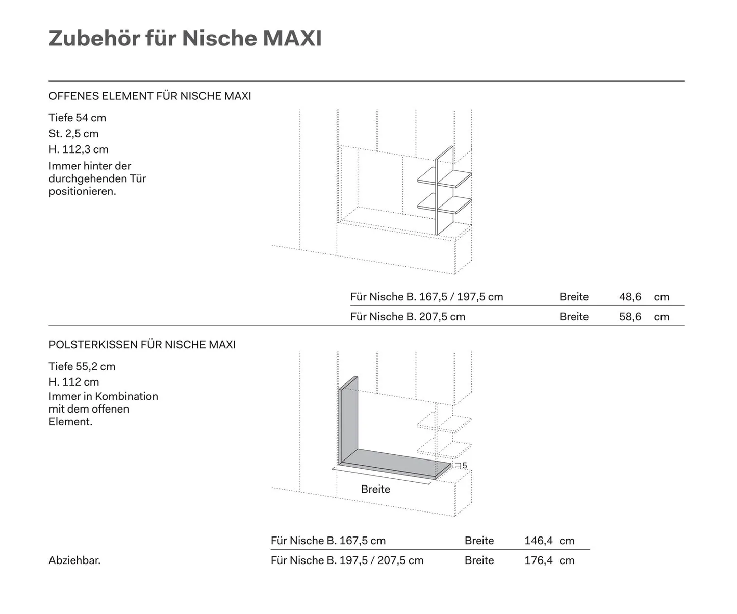 Novamobili Gola Kleiderschrank mit Sitzbank