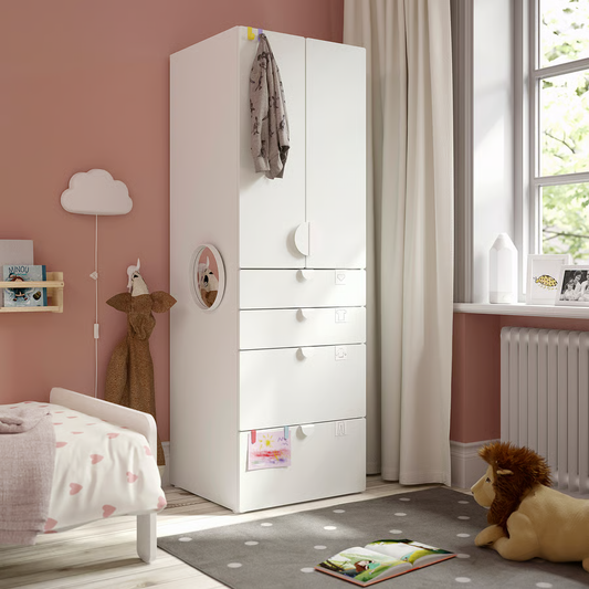 Smastad/Plasta Kleiderschrank 60x57x181cm
