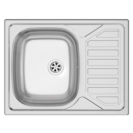 Spülbecken / Einbauspüle FRANKE Eurostar ETN 611-58, Edelstahl seidenmatt, 58 cm