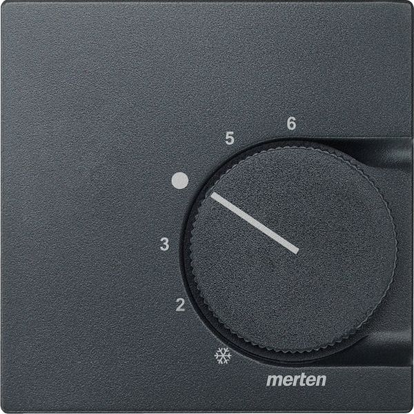 Merten Zentralplatte 536214 Temperaturregler anthrazit