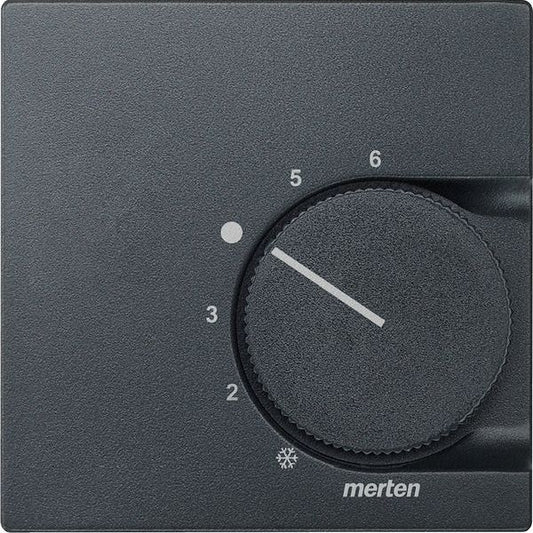 Merten Zentralplatte 536214 Temperaturregler anthrazit