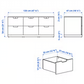 Nordli Kommode 120x54cm