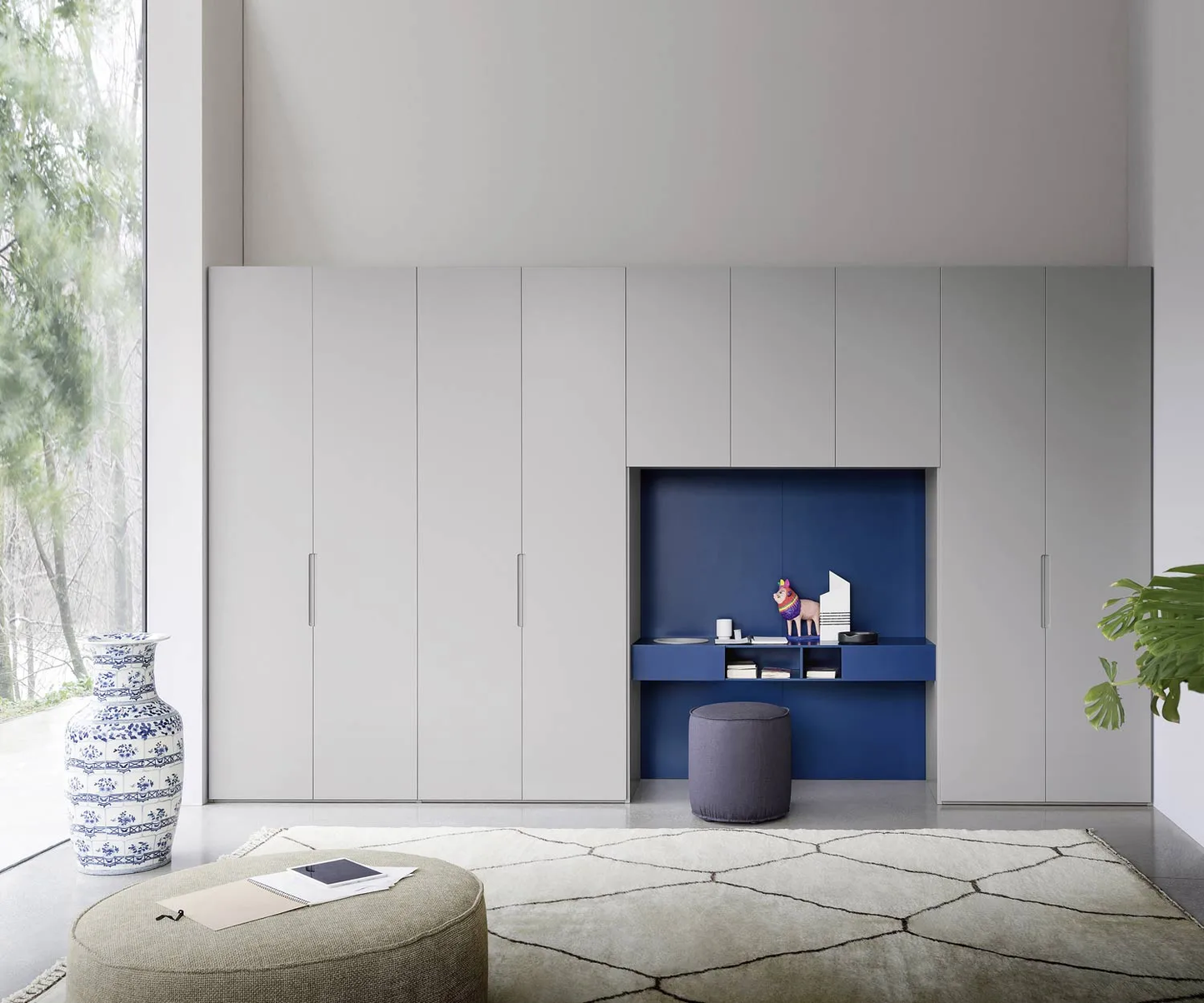 Novamobili Vico Kleiderschrank mit Schreibtisch