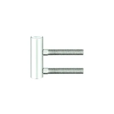 Bandoberteil für Innentüren mit 2 TLG Nickelfarben