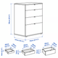 Vihals Kleiderschrank270x57x200cm