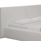 Polsterbett aus Bouclé Bett 06
