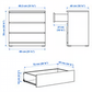 Malm Kommode 80x78cm
