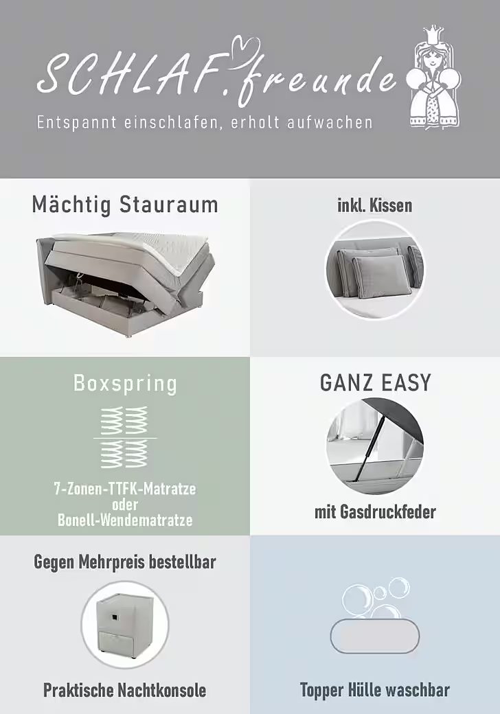 Boxspringbett "Carla", OTTOs Choice