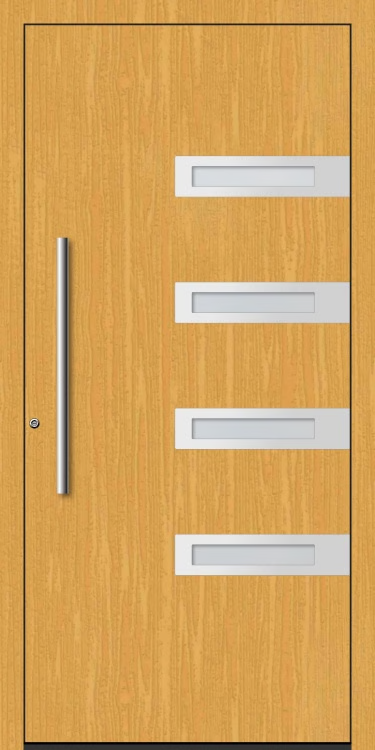 Aluminum  Haustür Angenehm, Wohnlich
