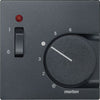 Merten Zentralplatte 536114 Raumtemperaturregler anthrazit