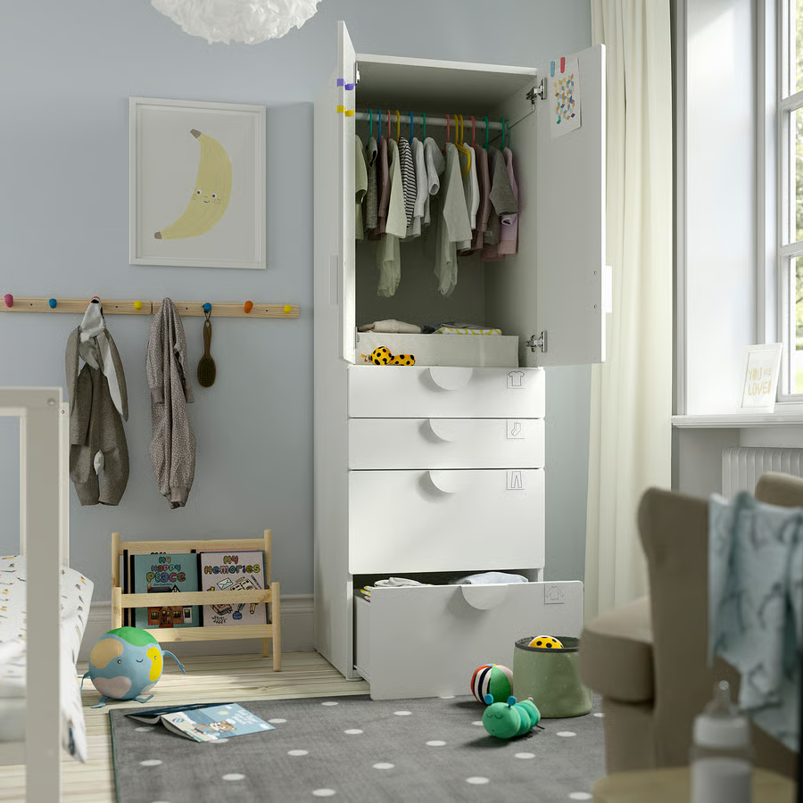 Smastad/Plasta Kleiderschrank 60x57x181cm